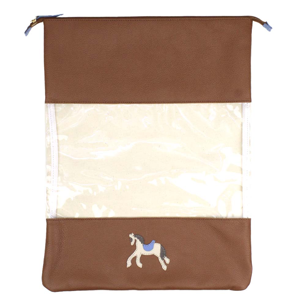Bag Look Cavalo Joca em Couro e Vinil Personalizado