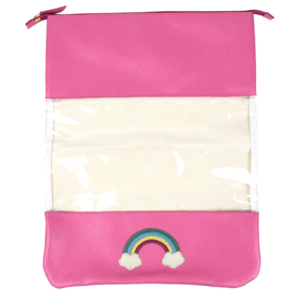 Bag Look Arco íris em Couro e Vinil Personalizado