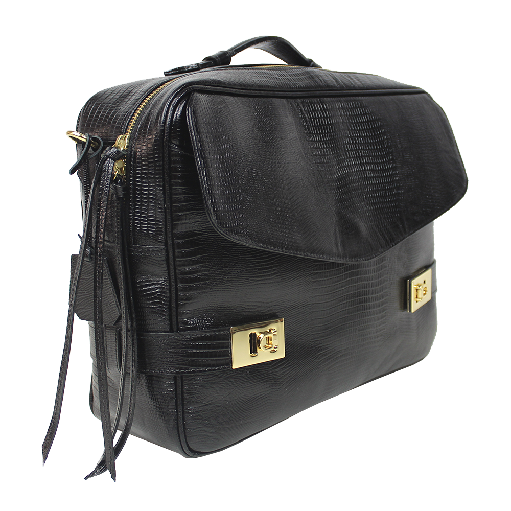 Bolsa Amelie G em Couro Personalizada