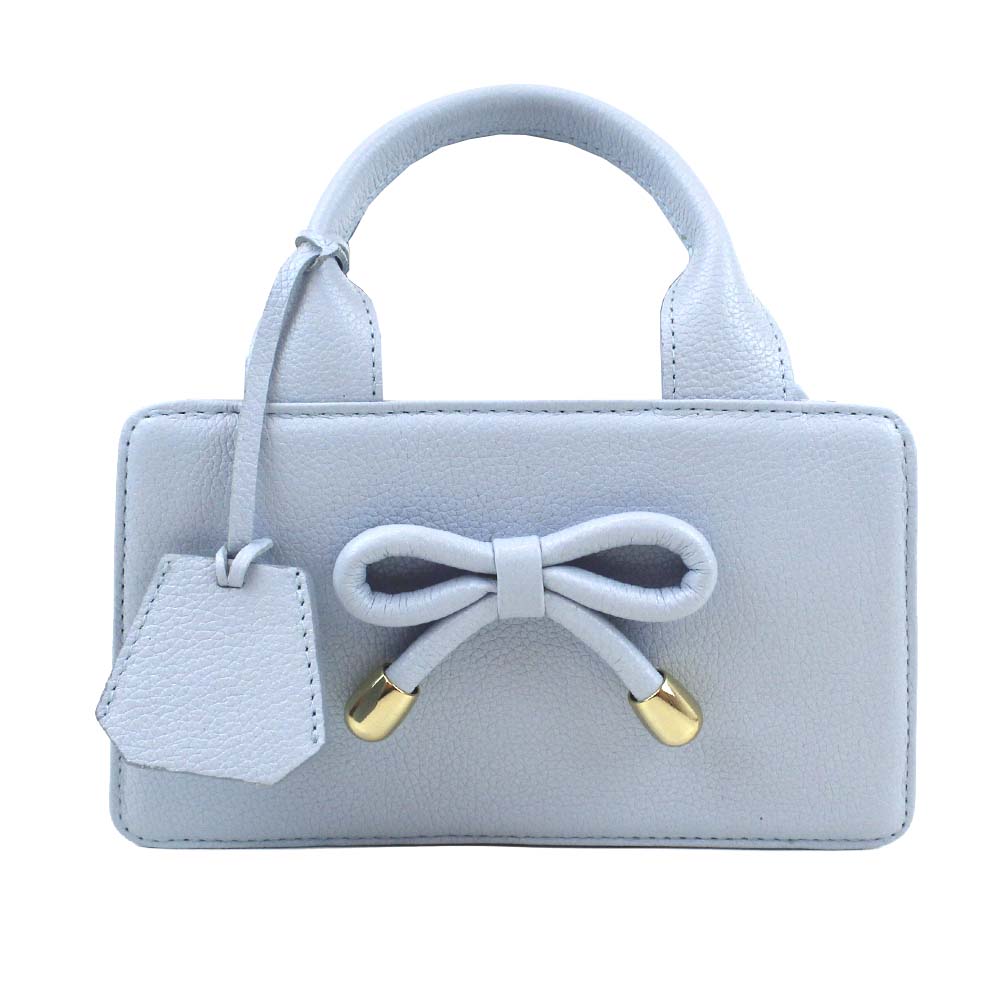 Bolsa Clémence Mini Azul Bebê Pronta Entrega