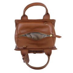 Bolsa Clémence Mini Caramelo Liso Pronta Entrega