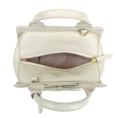 Bolsa Clémence Mini  Off White Liso Pronta Entrega