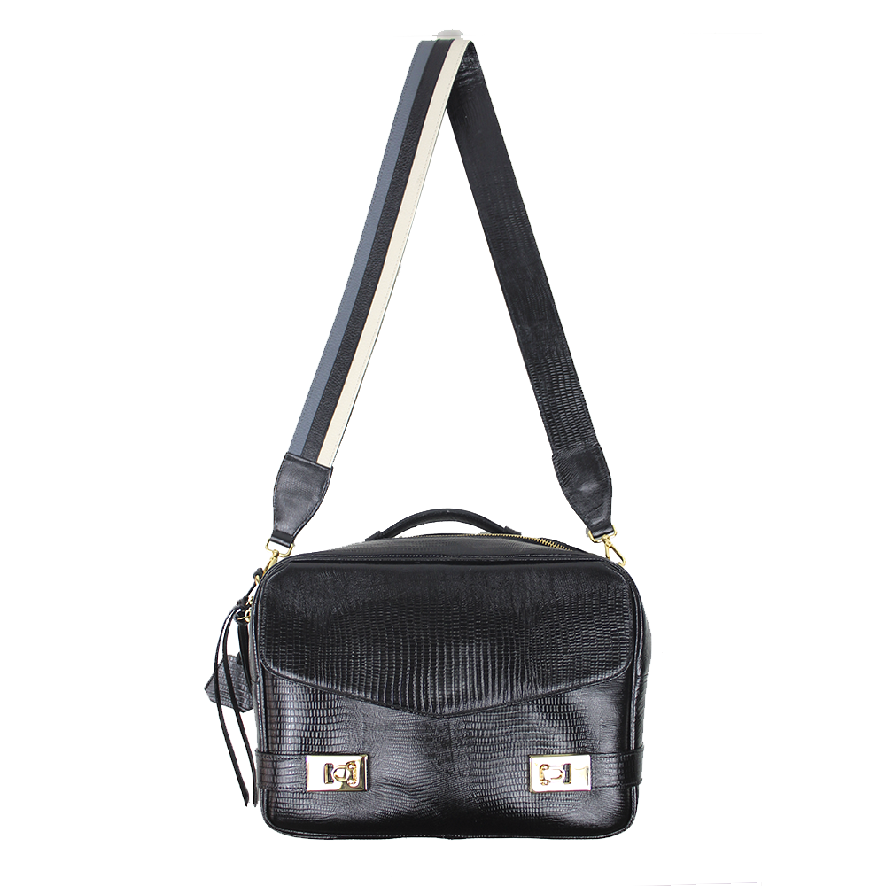 Bolsa Amelie M em Couro Personalizada