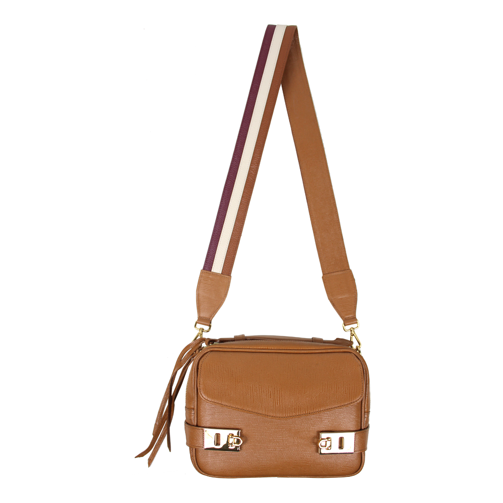Bolsa Amelie P em Couro Personalizada
