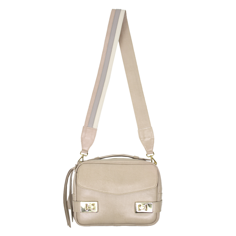 Bolsa Amelie P em Couro Personalizada
