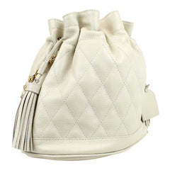 Bolsa Ava M Matelasse Off White Liso Pronta Entrega