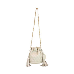 Bolsa Ava P Matelasse Off White Liso Pront Entrega