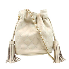 Bolsa Ava Matelasse Off White Liso Pront Entrega