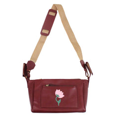 Bolsa Carrinho Tulipa em Couro