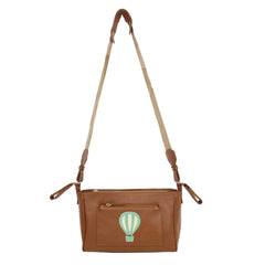 Bolsa Carrinho Little Ballon Caramelo Liso com Menta Liso e Off White Liso Pronta Entrega