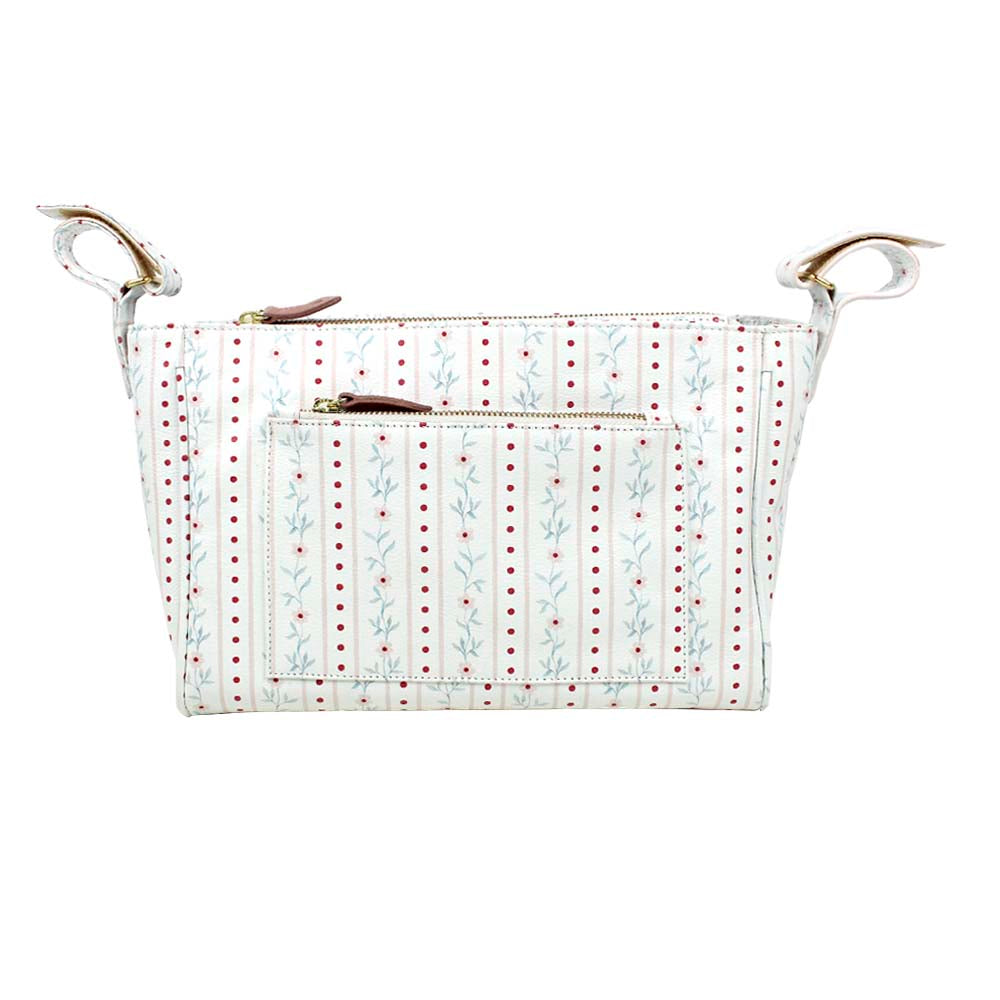 Bolsa Carrinho Estampa Blossom em Couro Personalizada