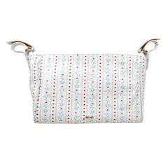 Bolsa Carrinho Estampa Blossom em Couro Personalizada