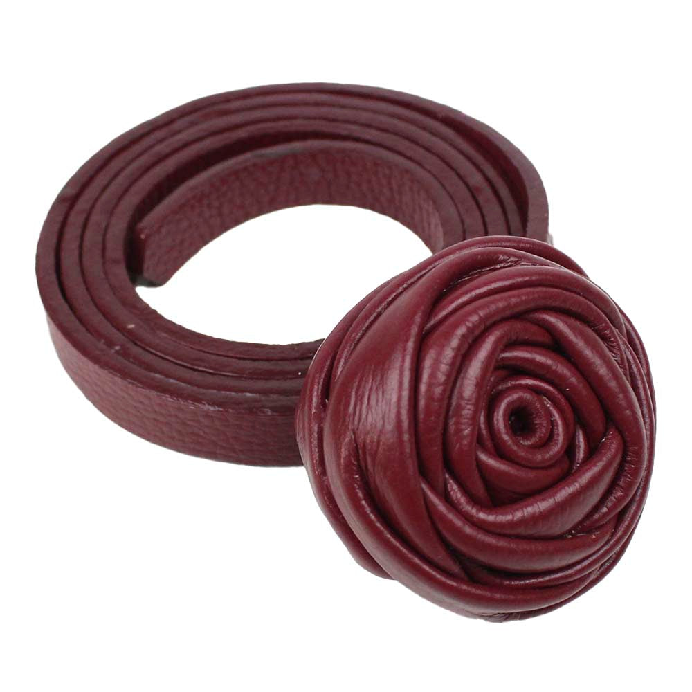 Cinto Rosie Burgundy Liso Pronta Entrega