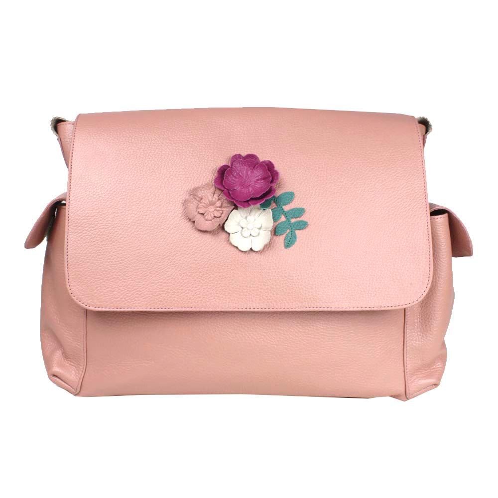 Bolsa de Bebê Le Jardin em Couro