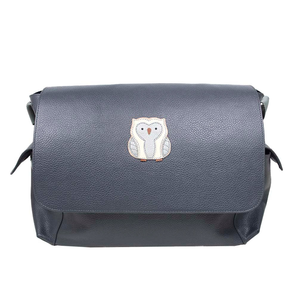 Bolsa de Bebê Coruja em Couro Personalizada