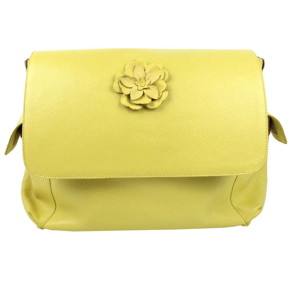 Bolsa de Bebê Camélia em Couro Personalizada