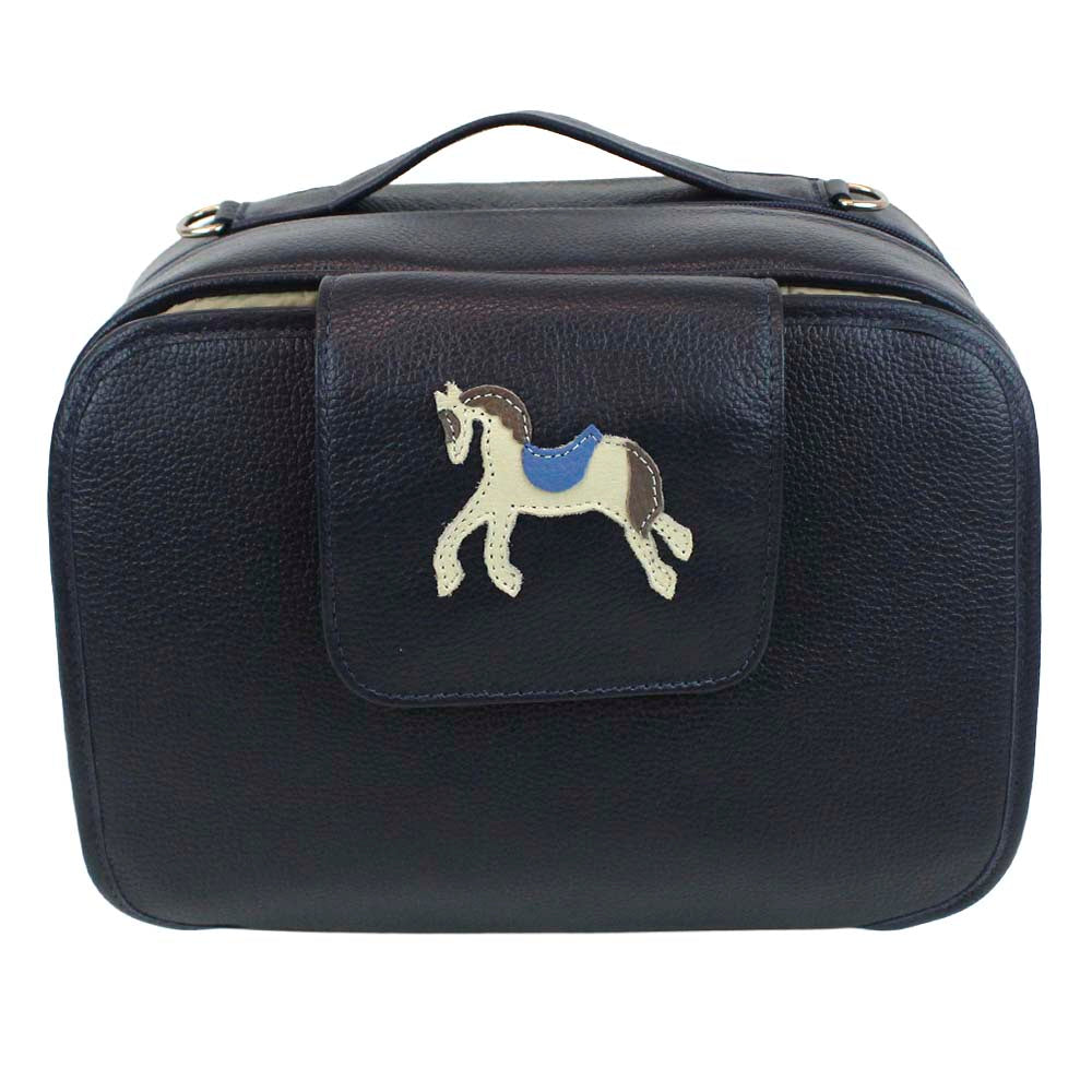 Bolsa de Bebê Mini Cavalo Joca em Couro