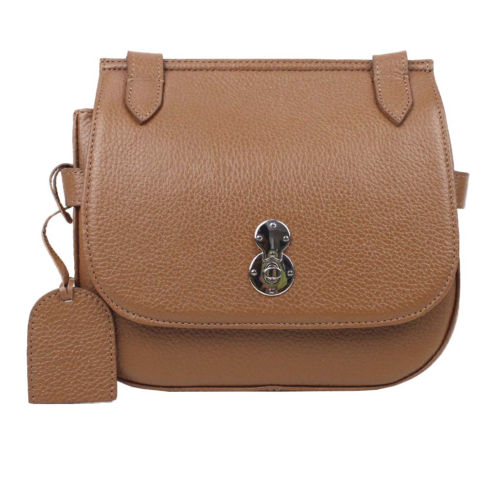 Bolsa Florence Caramelo Liso Pronta Entrega