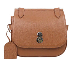 Bolsa Florence Caramelo Liso Pronta Entrega