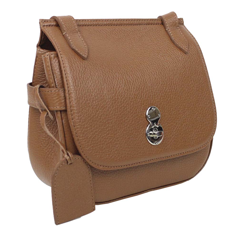 Bolsa Florence Caramelo Liso Pronta Entrega