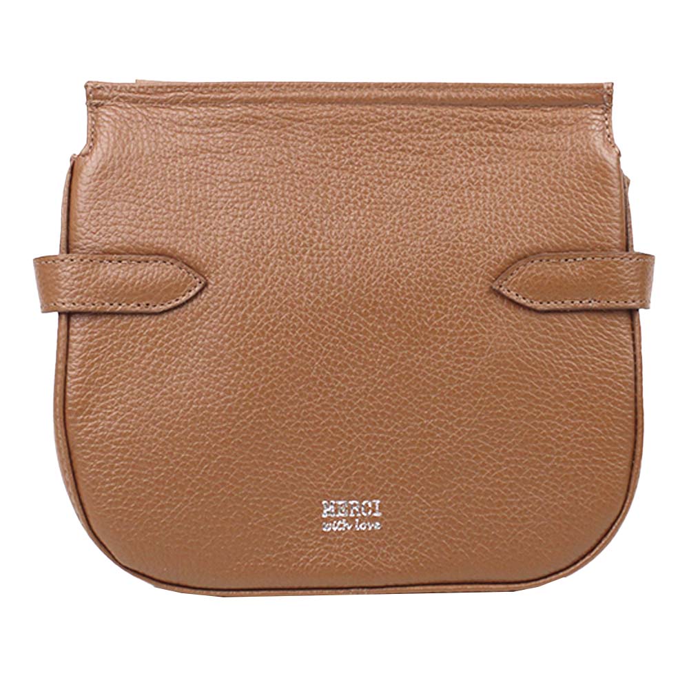 Bolsa Florence Caramelo Liso Pronta Entrega