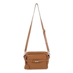Bolsa Travel Caramelo Liso Pronta Entrega