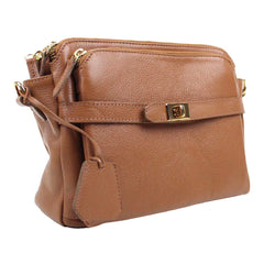 Bolsa Travel Caramelo Liso Pronta Entrega