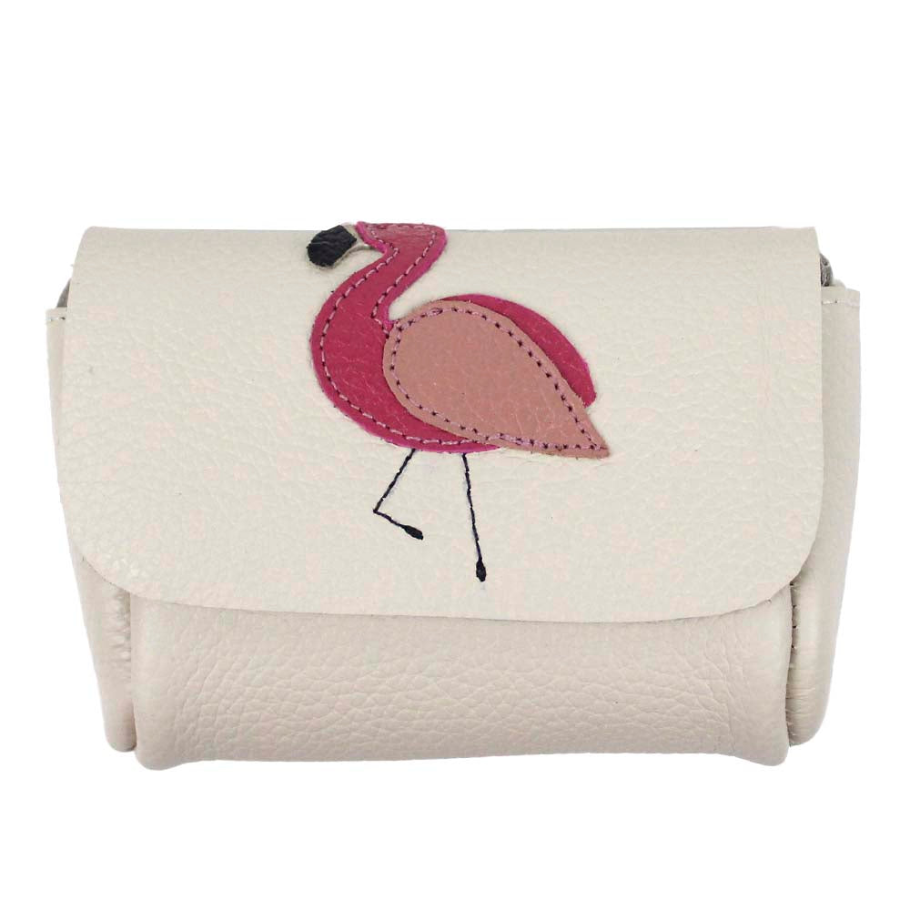 Bolsa Infantil Flamingo em Couro Personalizada