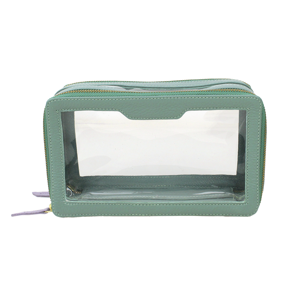 Necessaire Mini Crystal em Couro Personalizada