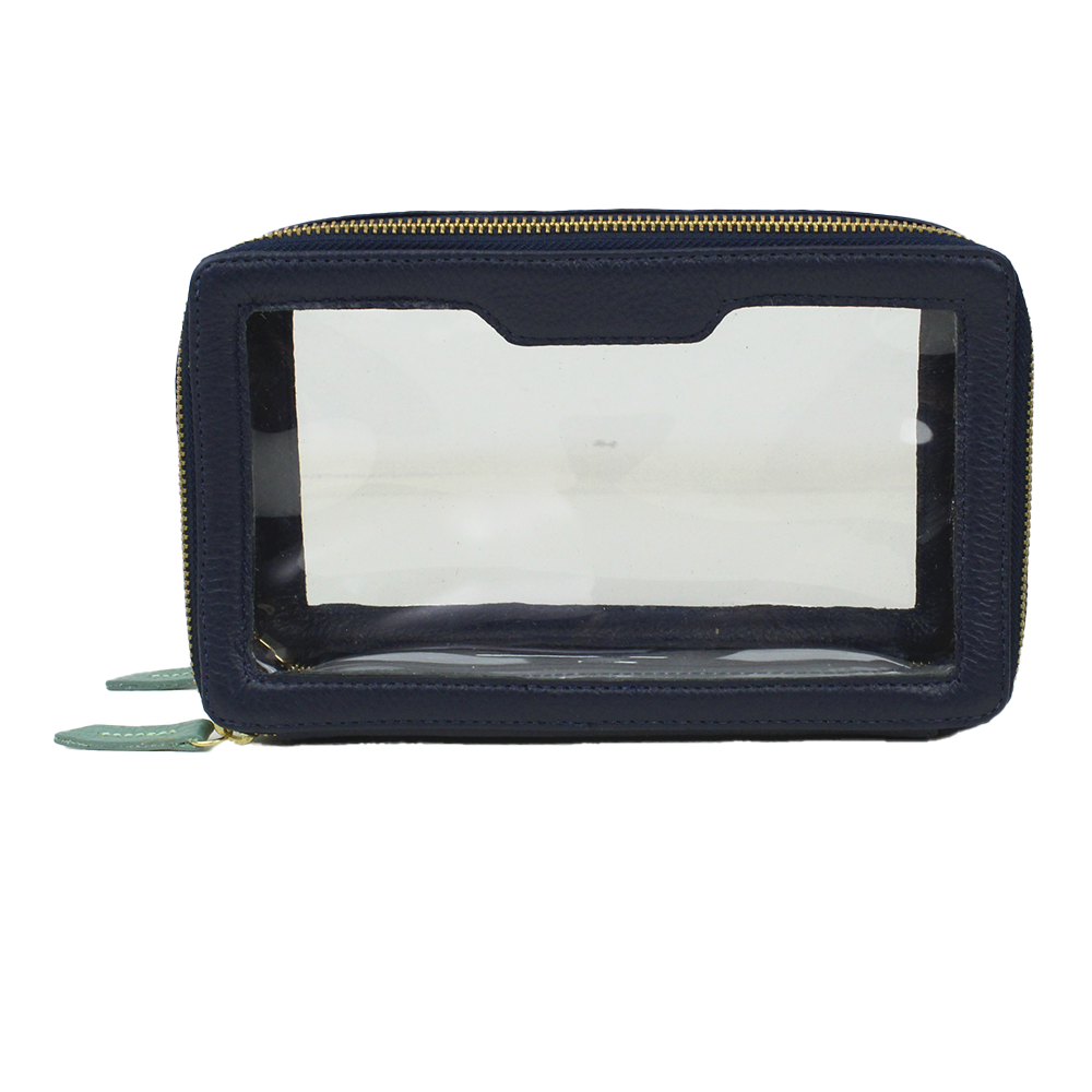 Necessaire Mini Crystal em Couro Personalizada