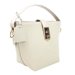 Bolsa Domenica Off White Liso Pronta Entrega