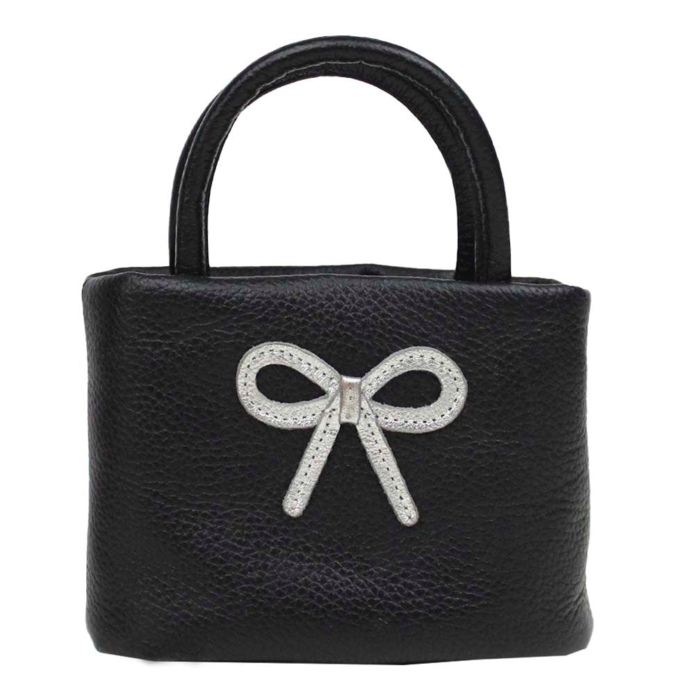 Bolsa Infantil Oli Laço Rococó em Couro Personalizada