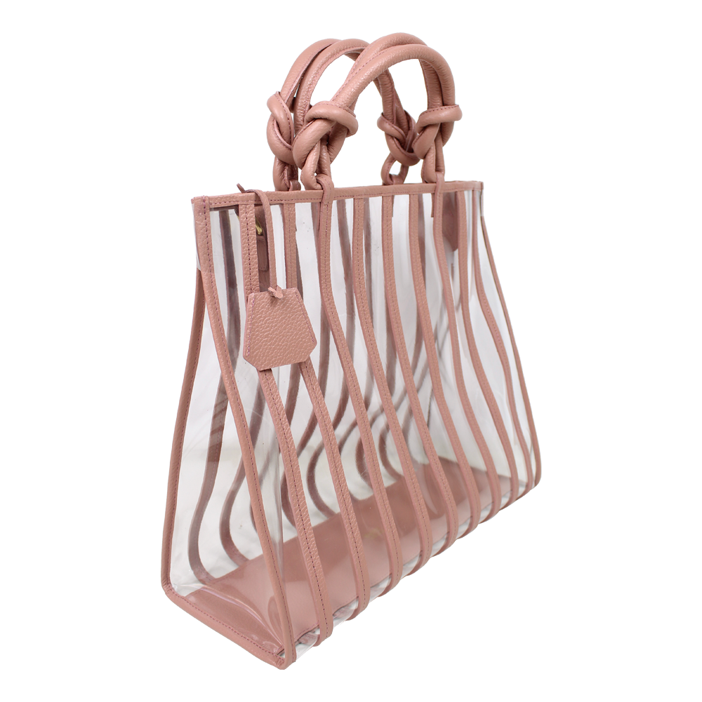 Bolsa Raquel G em Couro e Vinil Personalizada