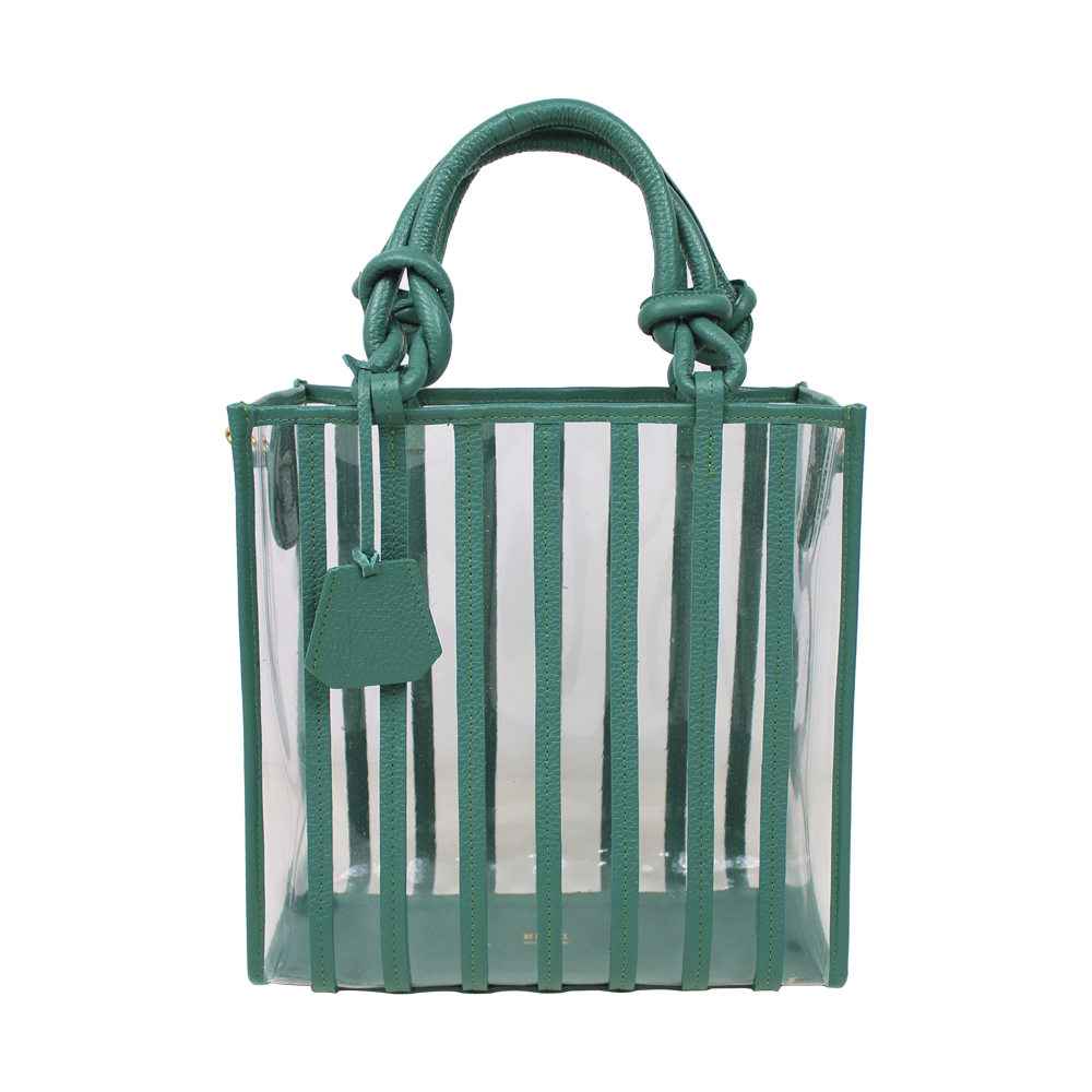 Bolsa Raquel P em Couro e Vinil Personalizada