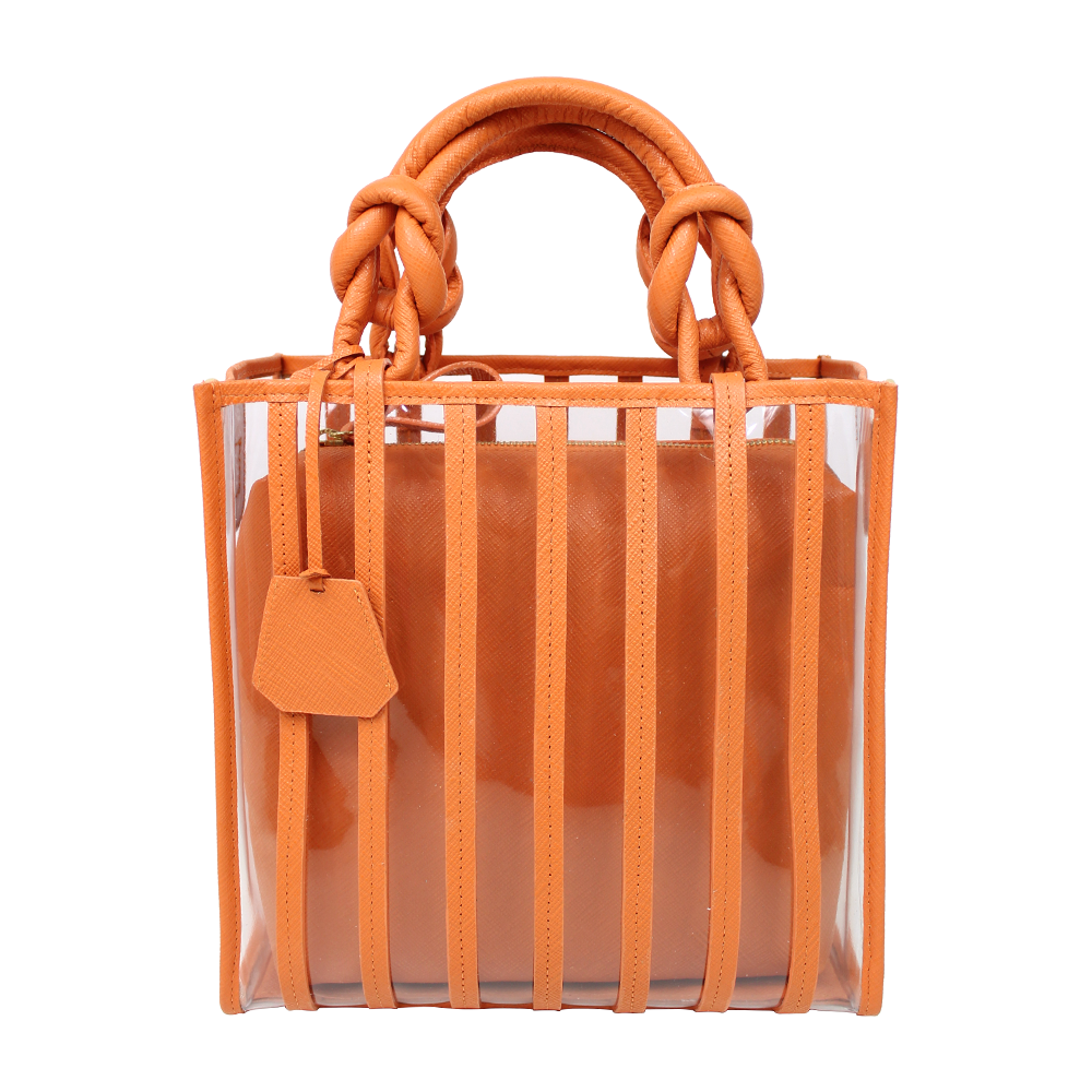 Bolsa Raquel P + Necessaire em Couro Personalizada