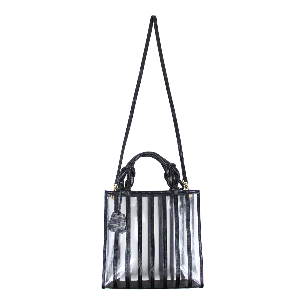 Bolsa Raquel P em Couro e Vinil Personalizada
