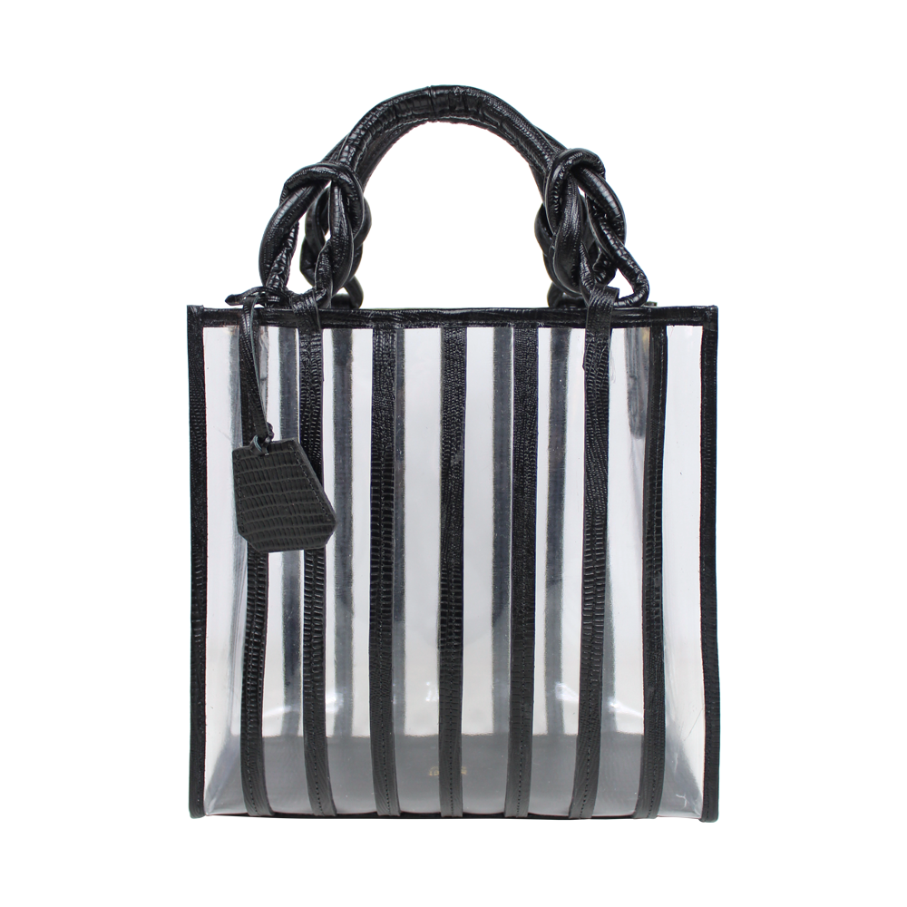 Bolsa Raquel P em Couro e Vinil Personalizada