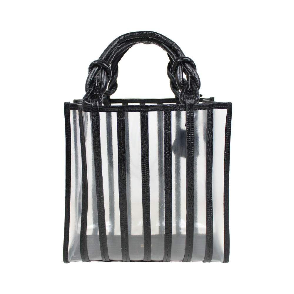 Bolsa Raquel P em Couro e Vinil Personalizada
