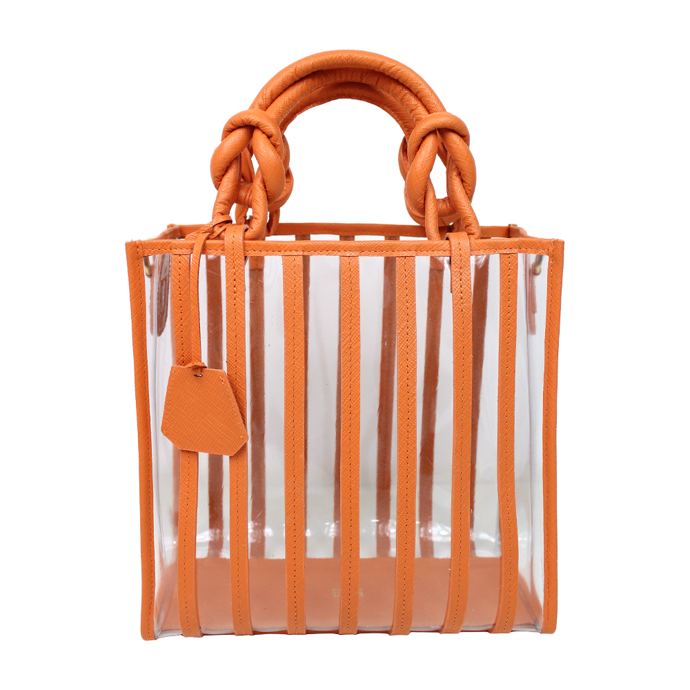 Bolsa Raquel P em Couro e Vinil Personalizada