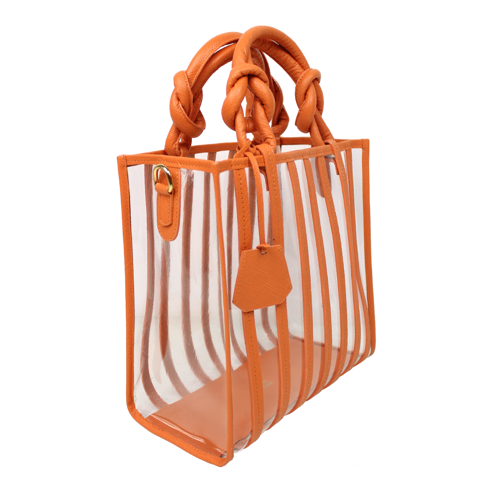 Bolsa Raquel P Tangerina Prada Pronta Entrega