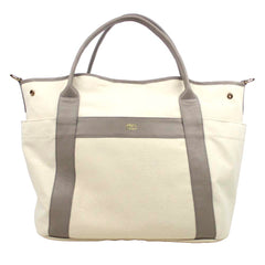 Bolsa de Bebê Large Tag Cavalo Joca em Algodão e Couro Personalizada