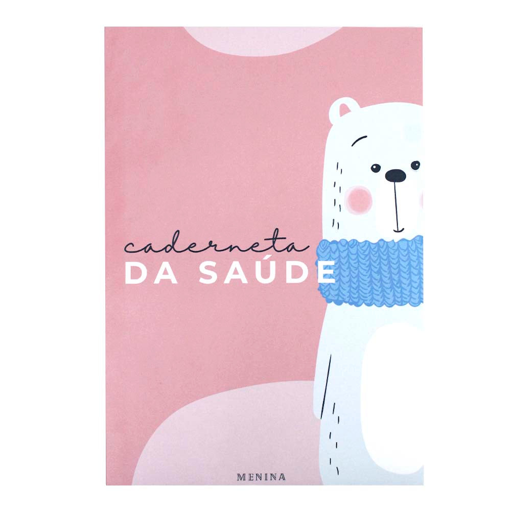 Porta Cartão de Vacina Little Ballon + Caderneta de Saúde Impressa em Couro Personalizado