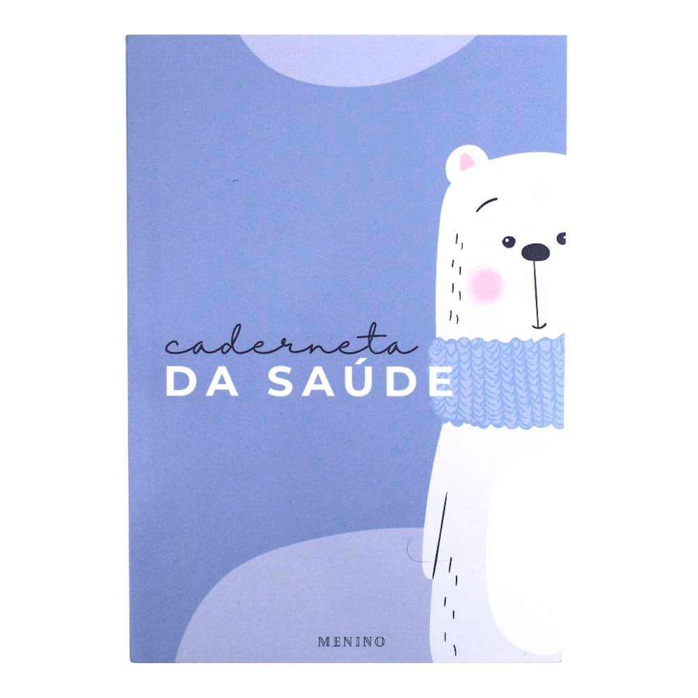 Porta Cartão de Vacina Little Dog + Caderneta de Saúde Impressa em Couro Personalizado