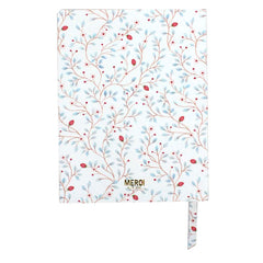 Caderno My Notes Estampa Blossom Tecido Pronta Entrega
