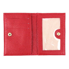 Carteira de Dinheiro Mini Vermelho Liso Pronta Entrega