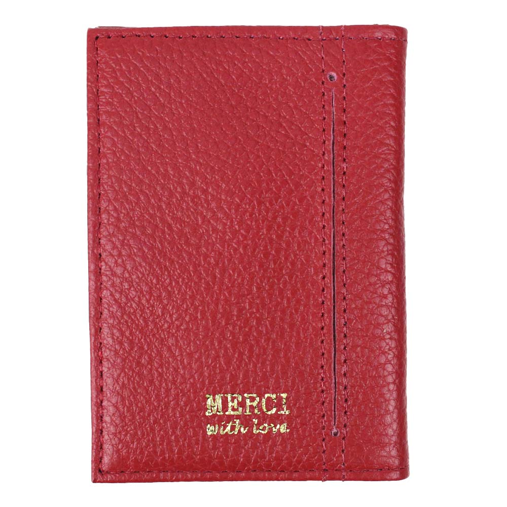 Carteira de Dinheiro Mini Vermelho Liso Pronta Entrega
