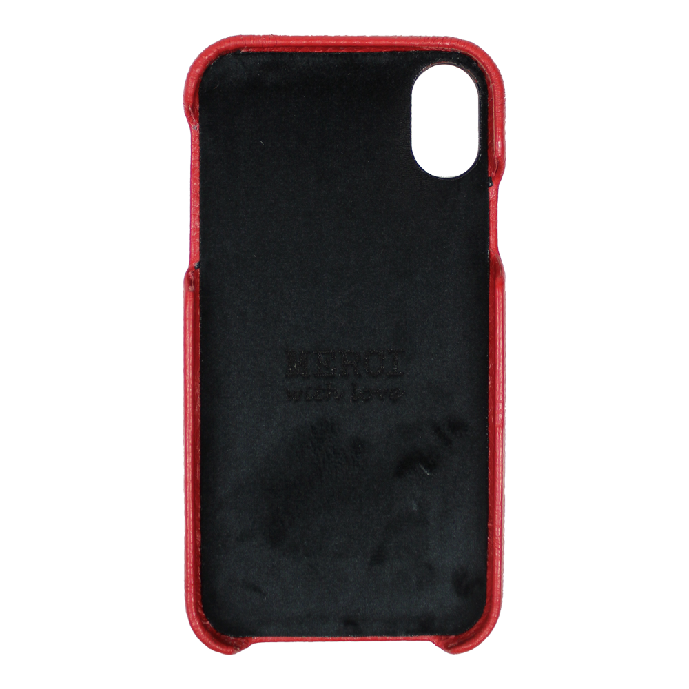 Case iPhone X e XS Vermelho Liso Pronta Entrega