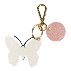 Chaveiro Borboleta em Couro Personalizado
