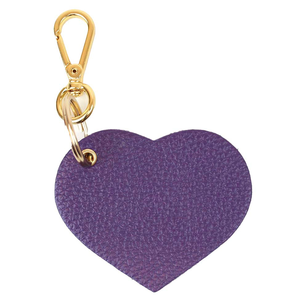 Chaveiro Coração Purple Pronta Entrega
