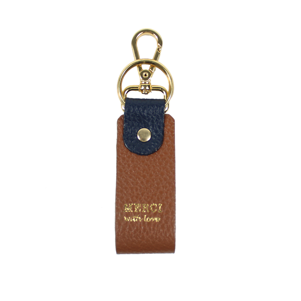 Chaveiro Duamor em Couro Personalizado